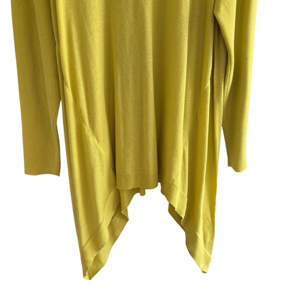 Chico's Turtleneck Sweater Tunic Size 3(XL) Citrine Cashmere Blend Pullover NWT - Picture 7 of 13